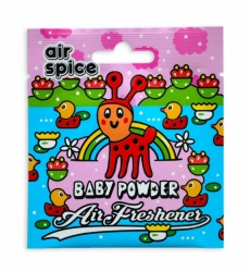 Air Spice baby powder - vonná visačka