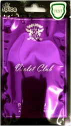 Air Spice Violet Club - vonná visačka 